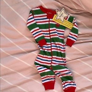 Hatley Sleepy Romper Winter stripe